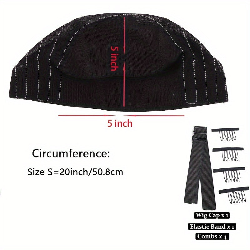 Wig Caps with Guideline Map for Wig Making
