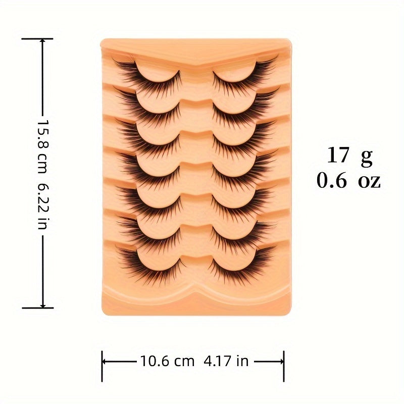 False Eyelashes Luxury 3D Plush Cat Eye Fox Eye False Eyelashes - Thick, Fluffy, Lightweight, Suitable for Beginners | Multiple Styles Reusable Eyelashes