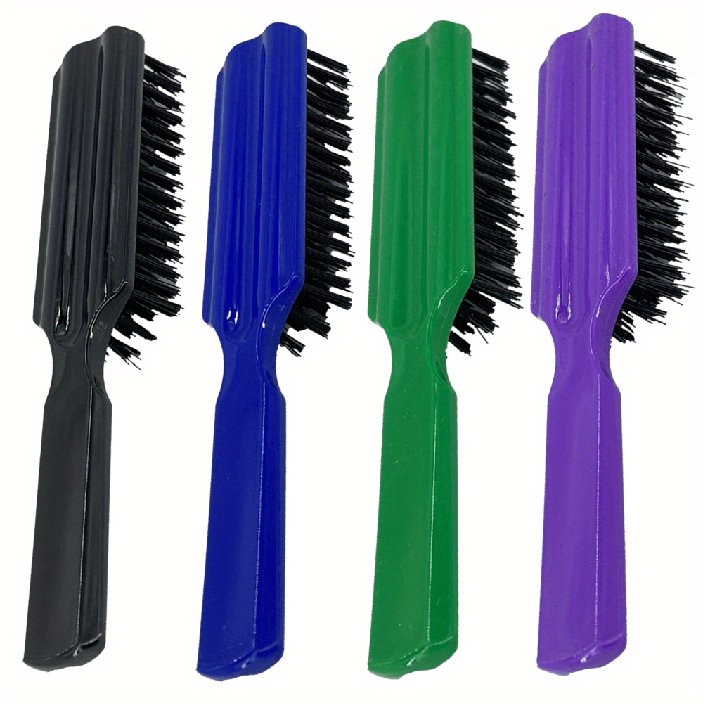 Plastic Handle Nylon Bristle Brush Hairdressing Comb Designed For All Hair Types