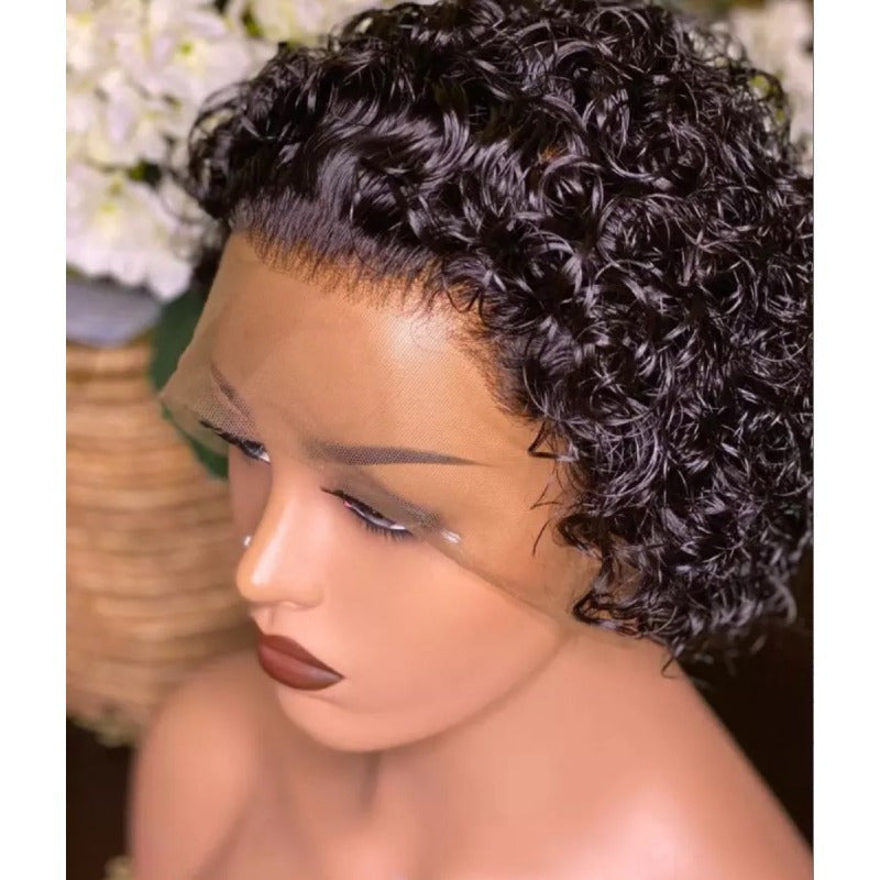 Chic Mixed Color Short Curly Wig for Women & Men - High-Temp Synthetic