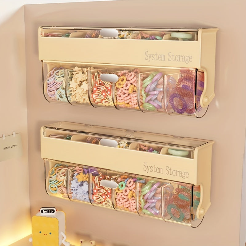 Fashion Cream Yellow Hair Accessory Organizer