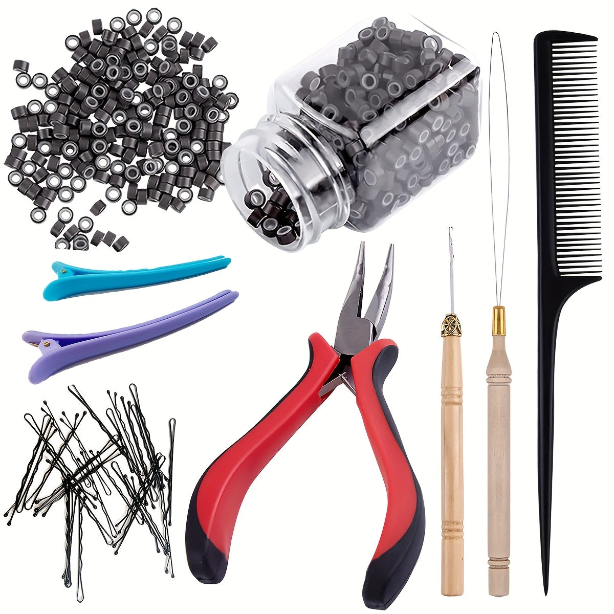 500pcs Hair Extension Kit