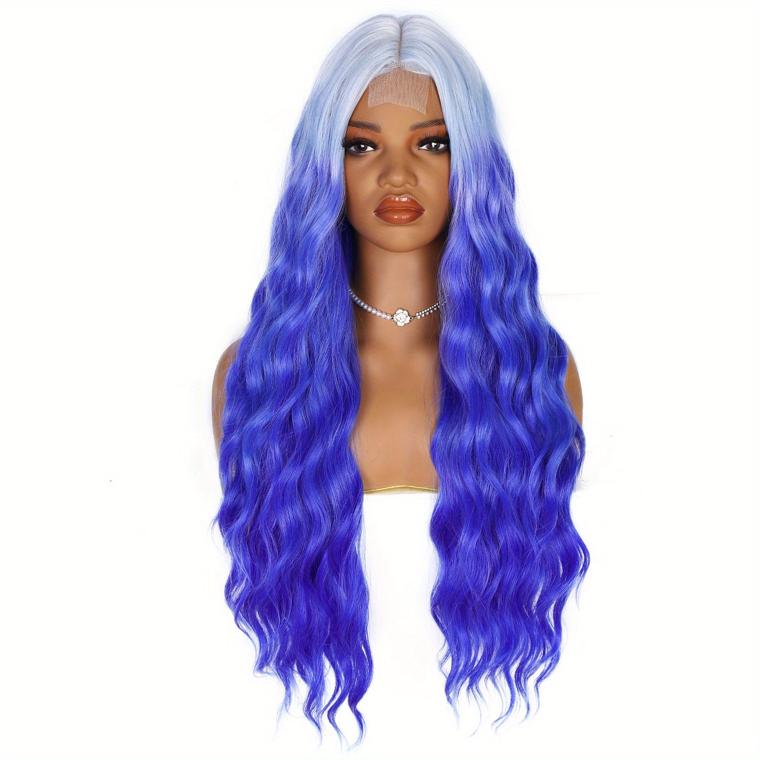 4*1 Lace Front Wig Long Body Wave Lace Wig 30 Inch Synthetic Wig