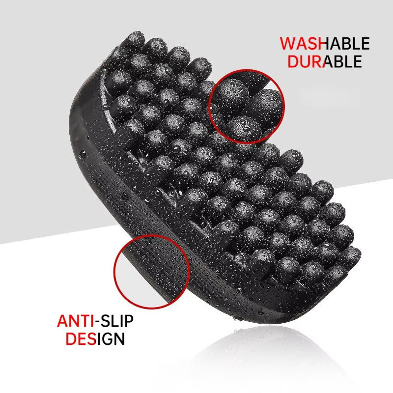 1pc, Twist Curl Sponge Wave Rubber Brush