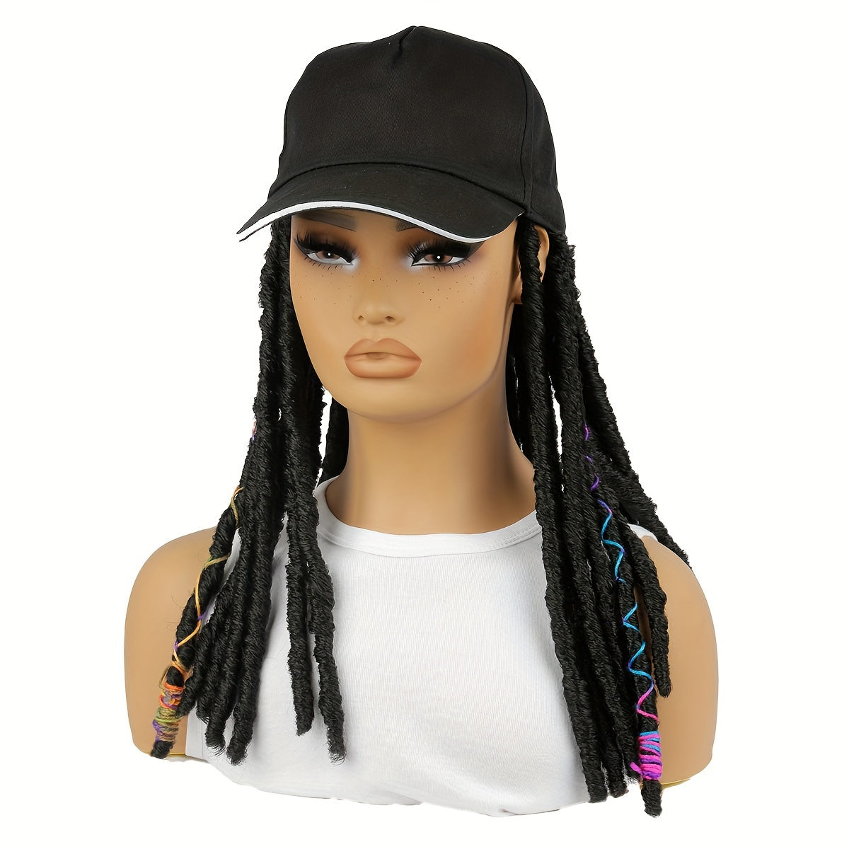Baseball crochet Hat Wigs