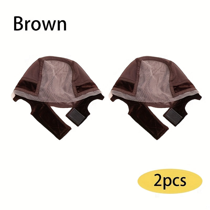 Women'S Adjustable Non-Slip Lace Wig Cap with Ear Notches, Comfortable GripFleece Technology, Transparent 4x5 Headband for Silicone Wig Fixation