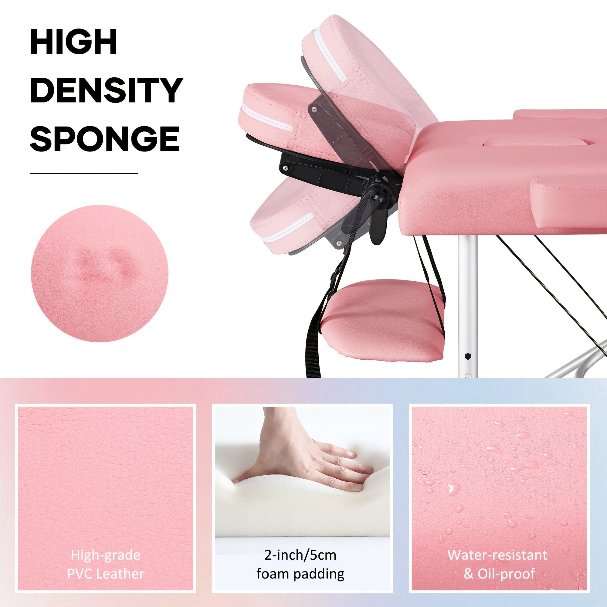 Portable Massage Table Professional Massage and Lash Bed Wide 84in