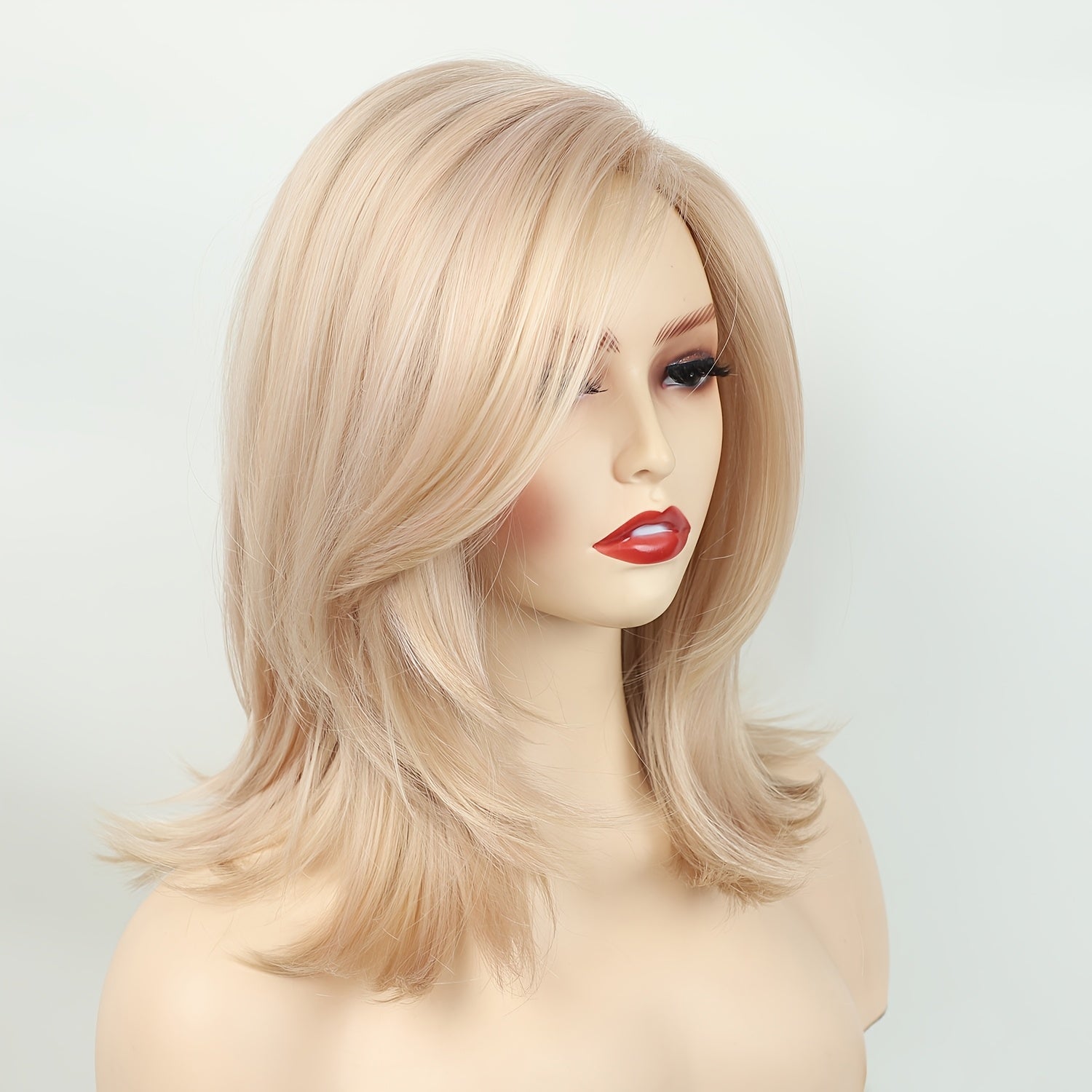 Heat-Resistant Synthetic Blonde Wig