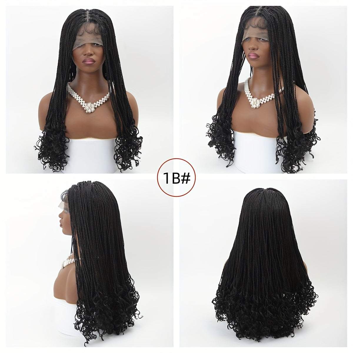 13x6 Inch HD Lace Front Braided Wigs