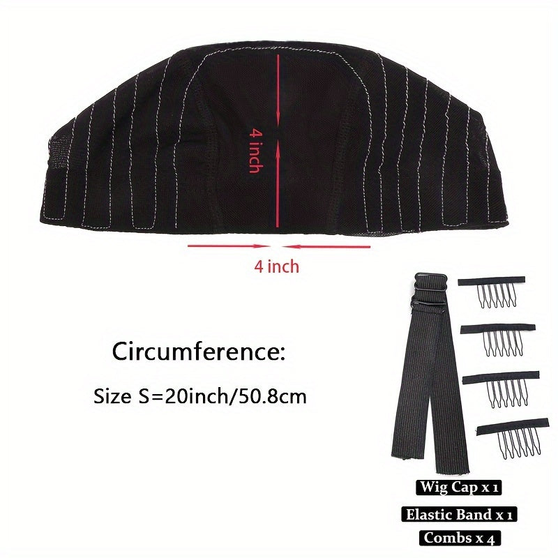 Wig Caps with Guideline Map for Wig Making