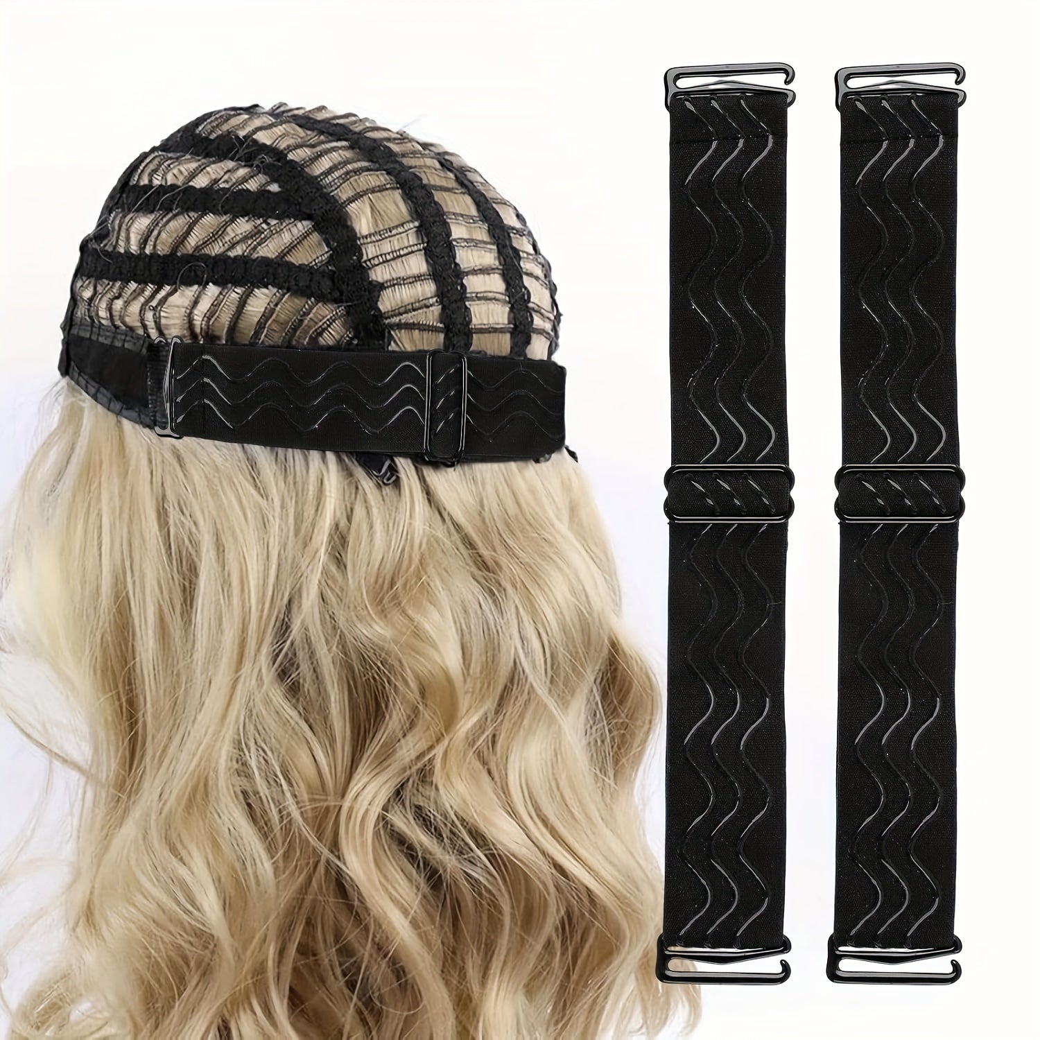 1/2/5/10pcs Unisex-Adult Wig Bands, Adjustable Elastic No-Slip Straps, with Silicone Grip, Removable Wig Headbands for Sewing and Wig Making Accessories