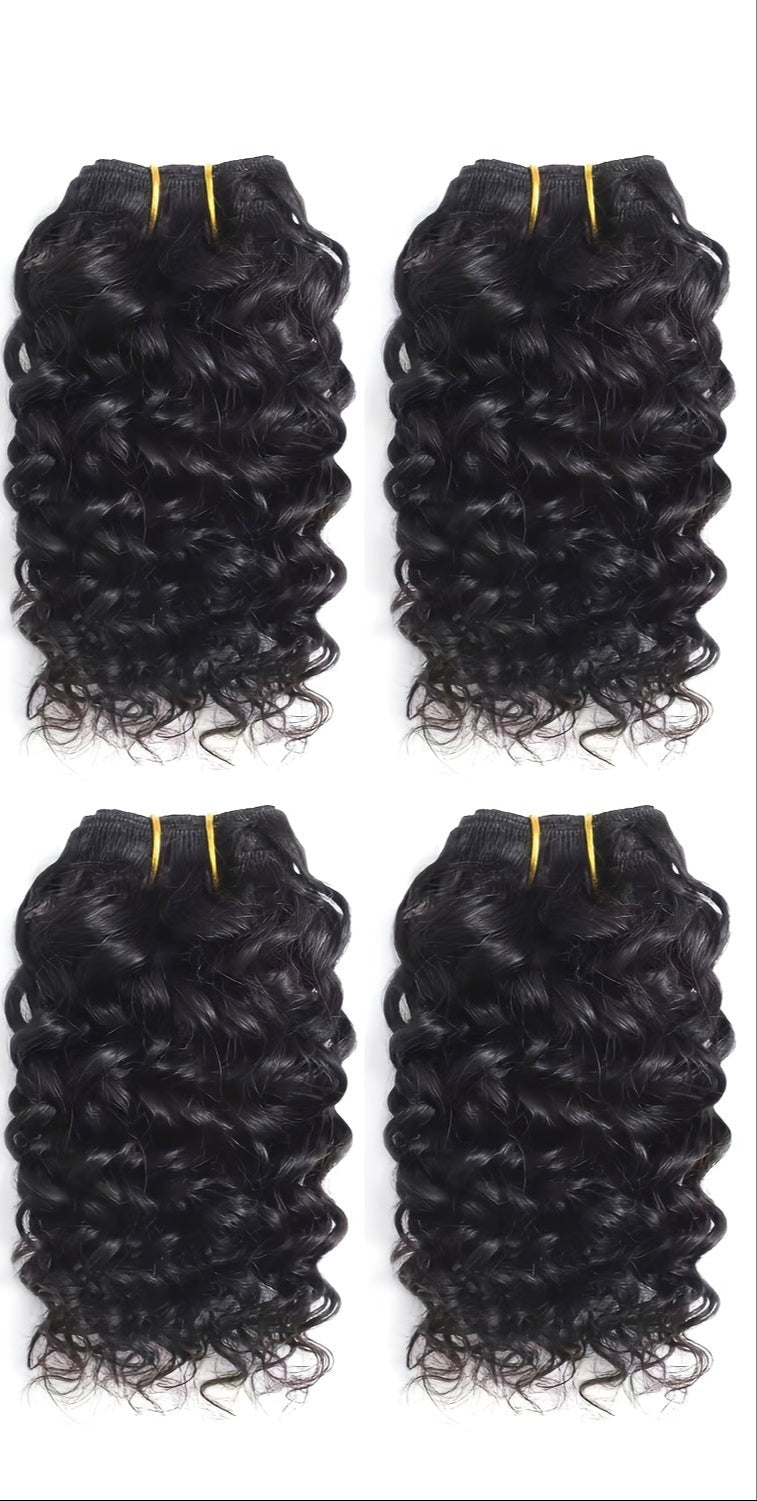4 Unprocessed Virgin Hair Bundles 8inch