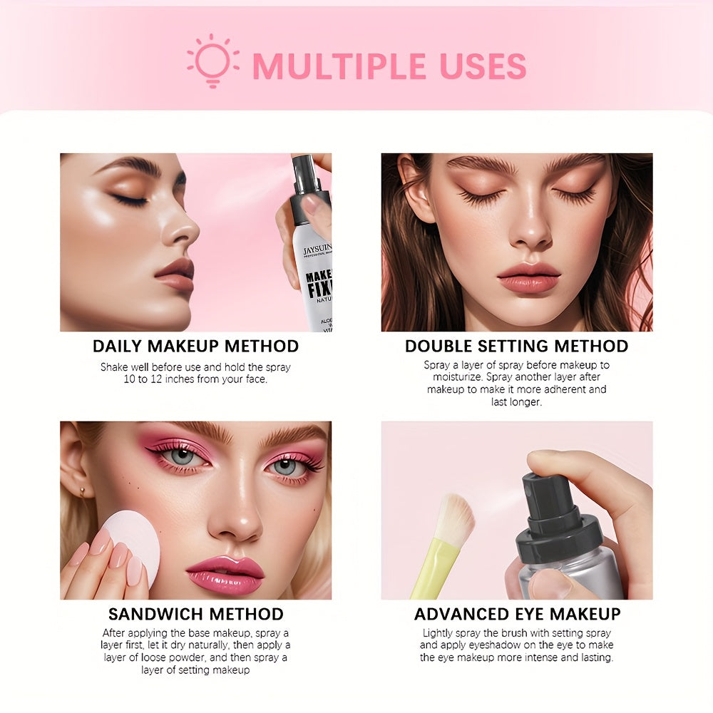 JAYSUING Makeup Fixer Spray - Long-Lasting Matte Finish