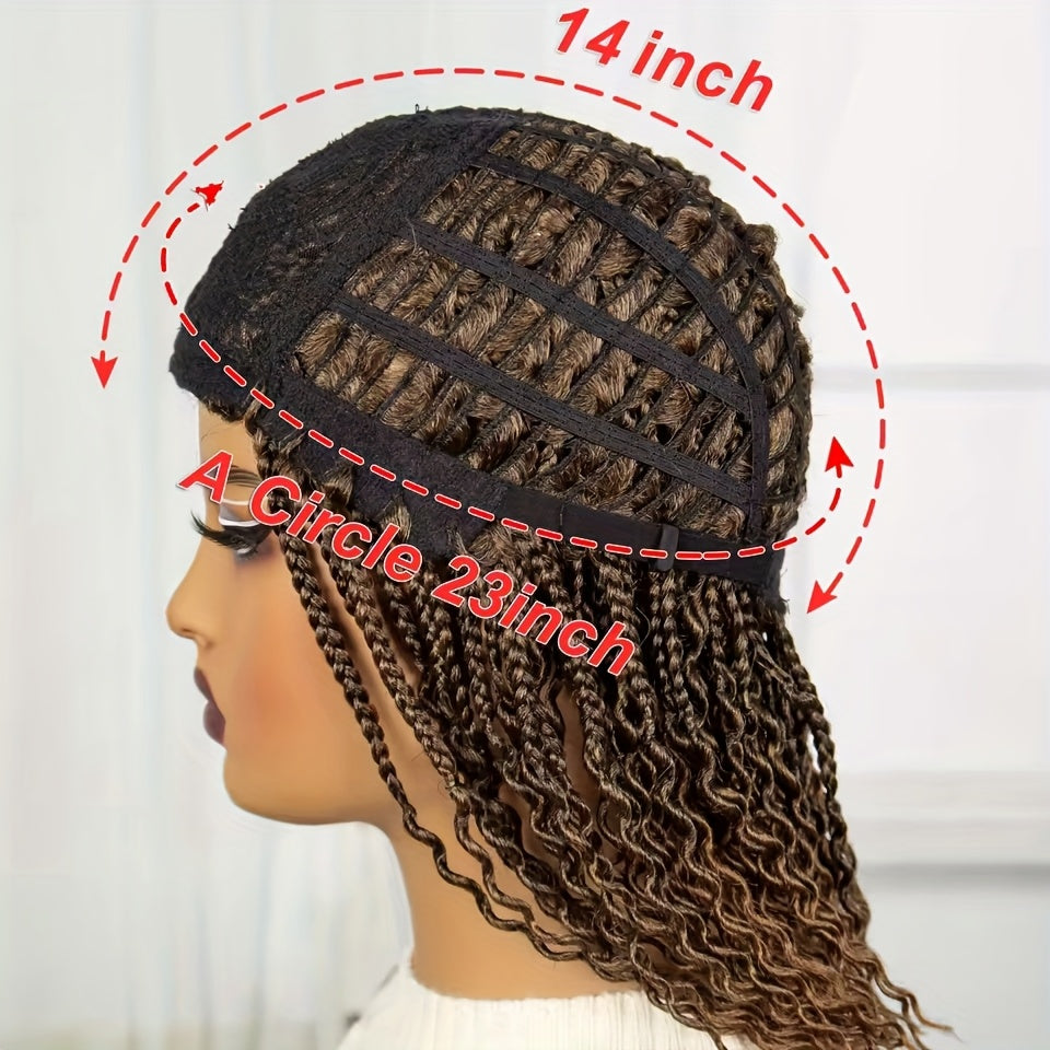 Elegant 14" Bob Braided Wig