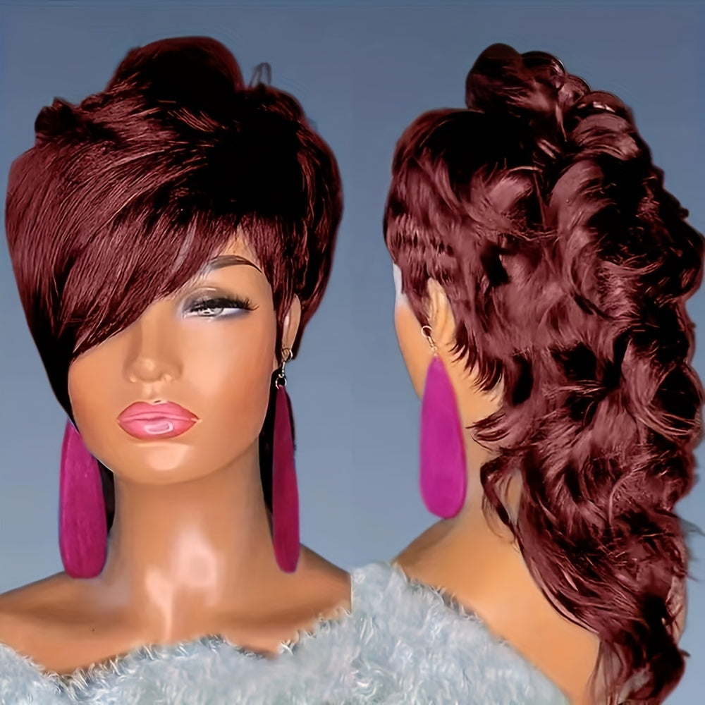 Chic Pixie Cut Mullet Wig