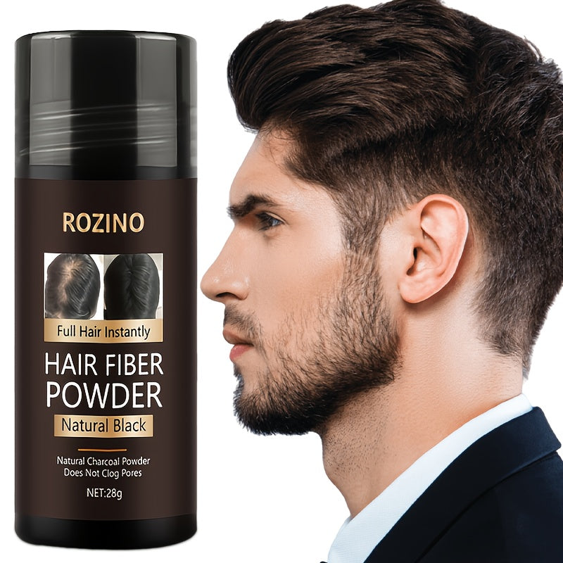 Rozino Hair Fiber Powder - Instantly Thicker Fuller Hair for Men & Women