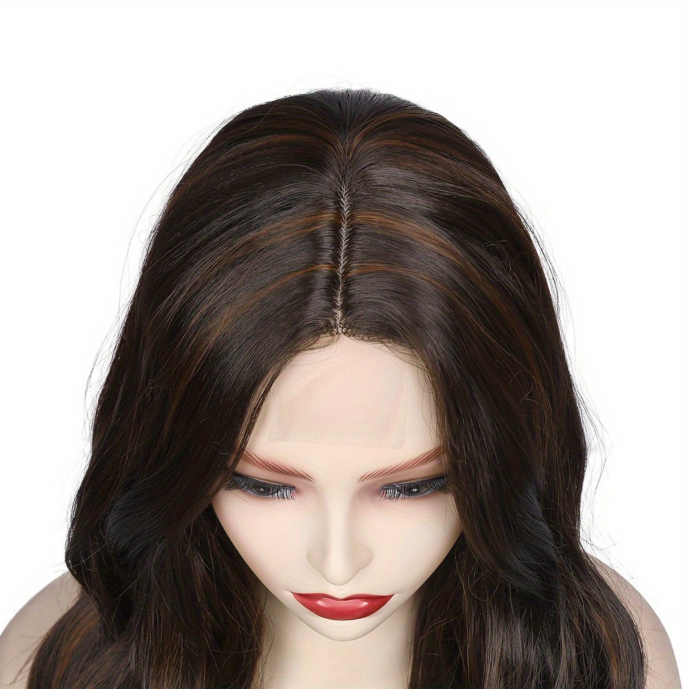 Long Wavy Wig With Highlights