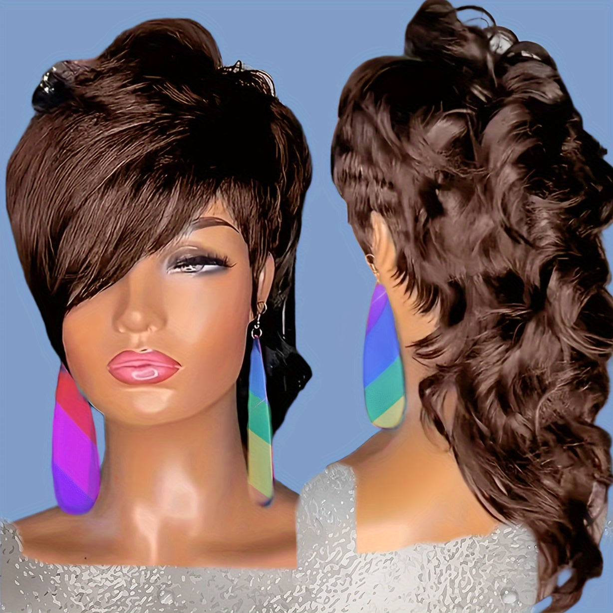 Chic Pixie Cut Mullet Wig