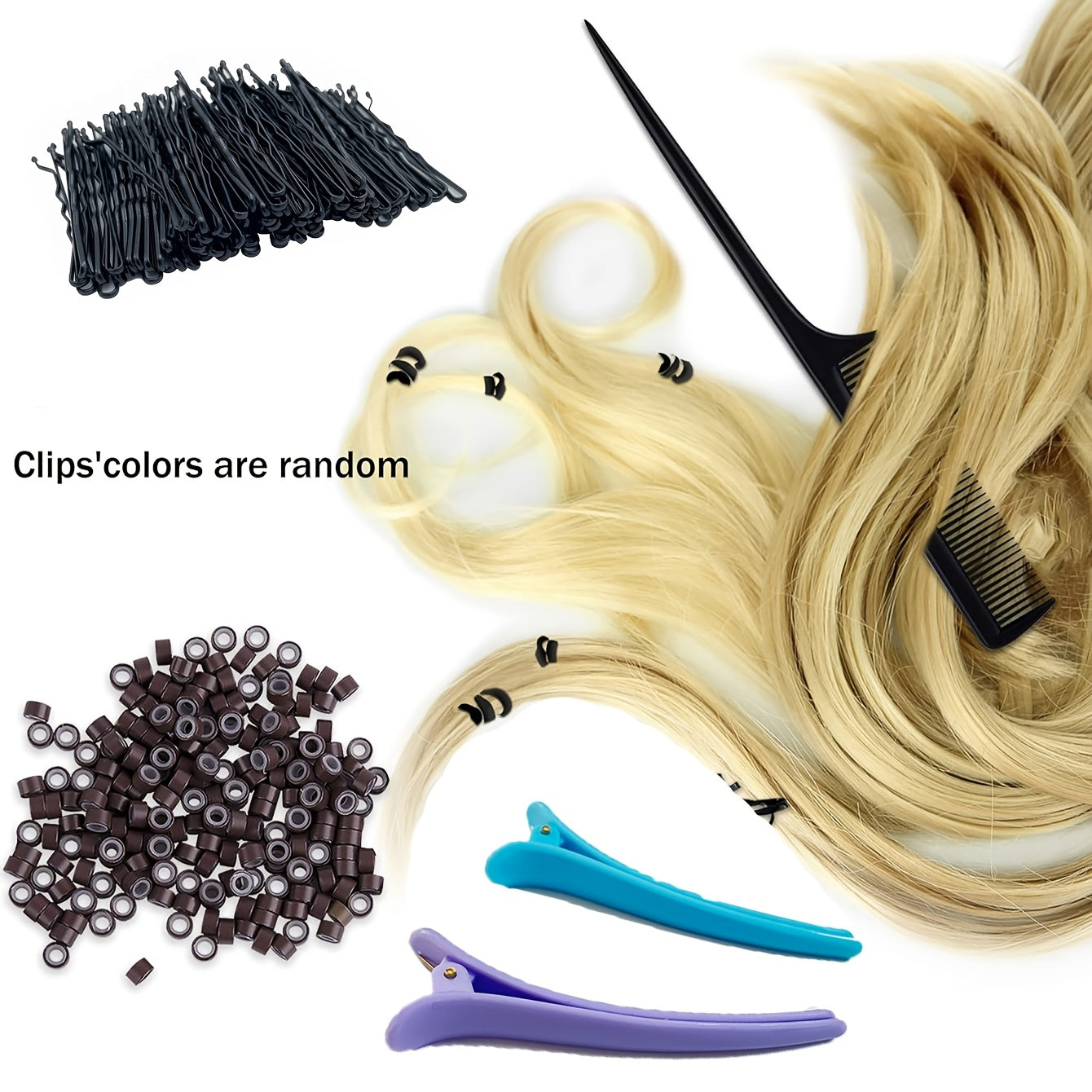 500pcs Hair Extension Kit