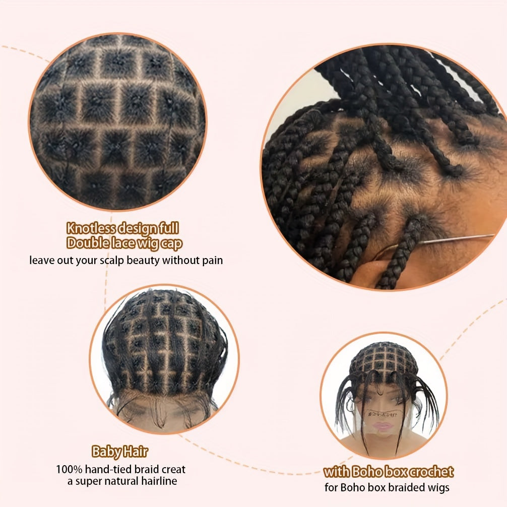 95 Sections Glueless Full HD Lace Crochet Wig