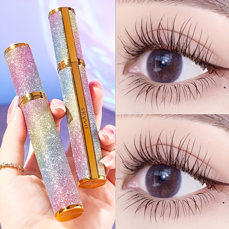 1pc-Skyvii Mascara Set - Waterproof, Volumizing & Long-Wearing, Black Tone for All Skin Types, Sweatproof, Easy to Remove - valentines day gifts for women