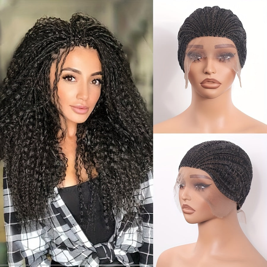 Double Lace Braided Wig Cap for Crochet & Embroidery