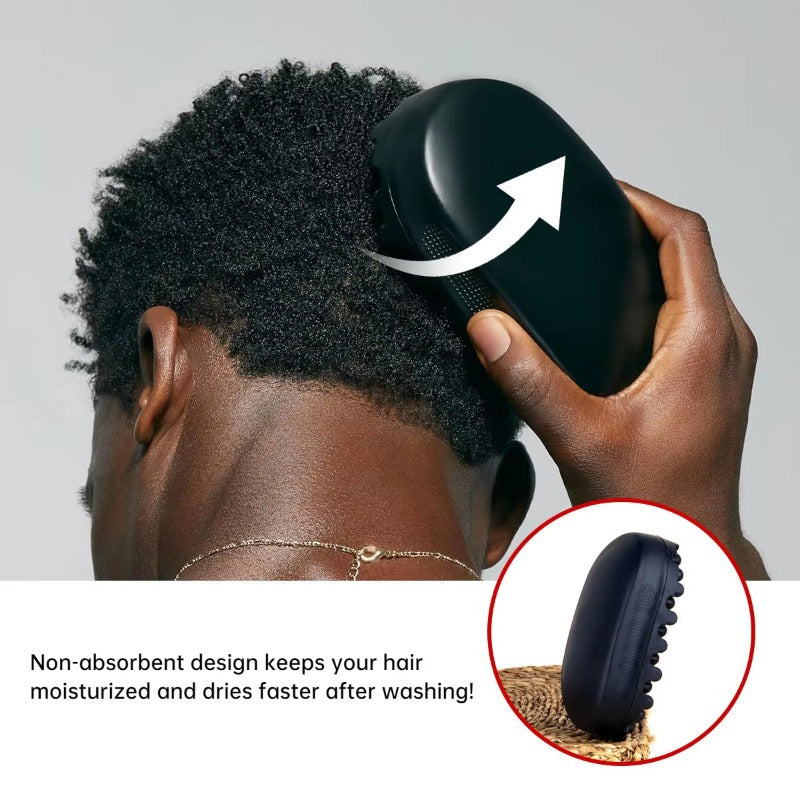 1pc, Twist Curl Sponge Wave Rubber Brush