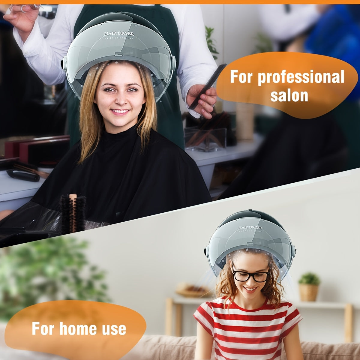 Standing Hair Dryer 1875W Professional Ionic Hooded Hair Dryer