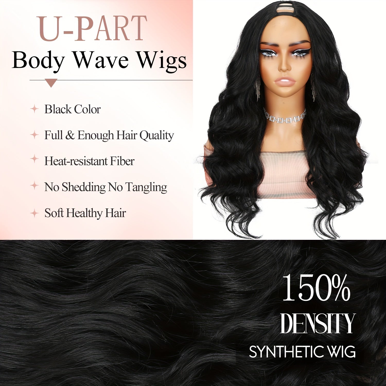 Body Wave Synthetic Hair Topper