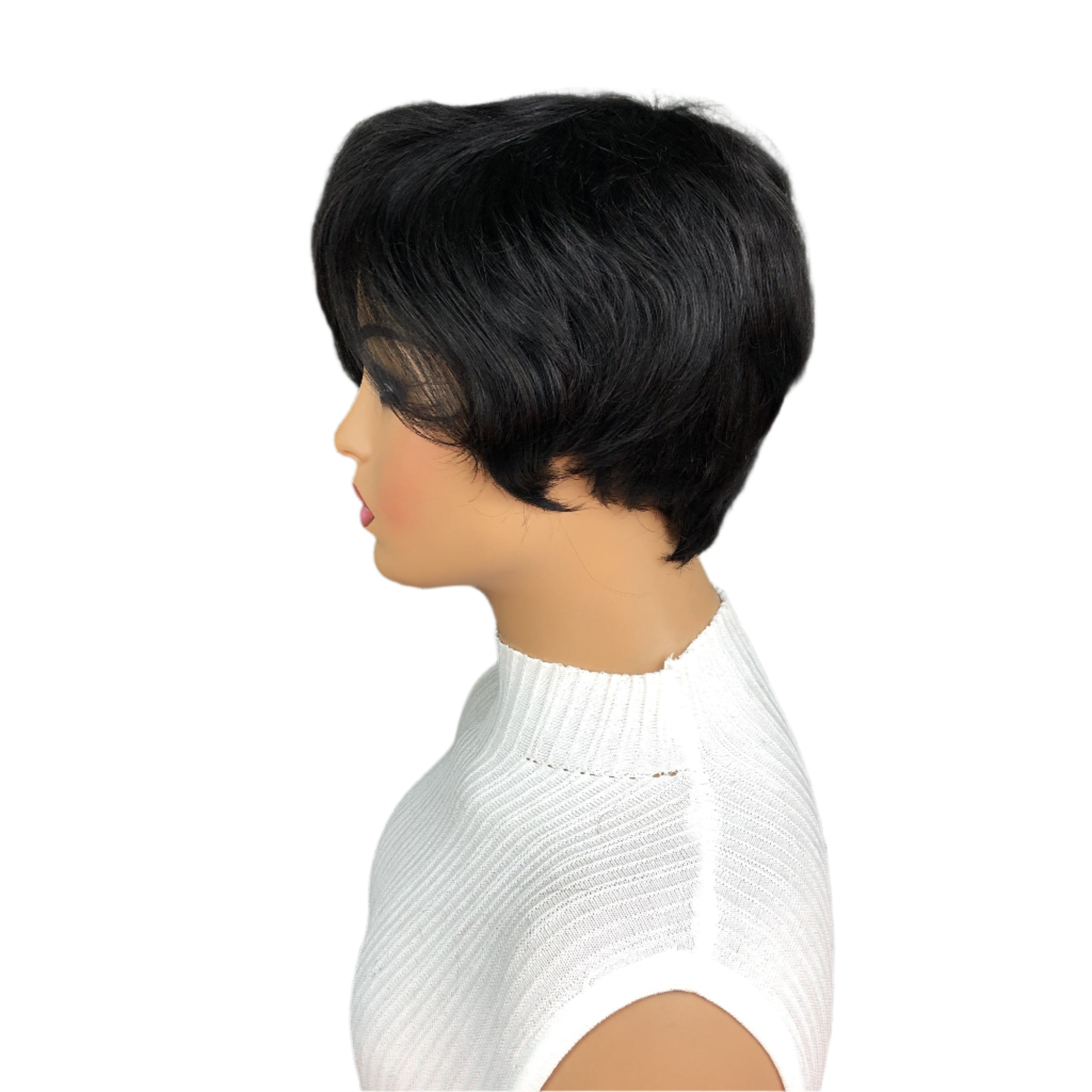 Elegant Natural Black Straight Bob Wig