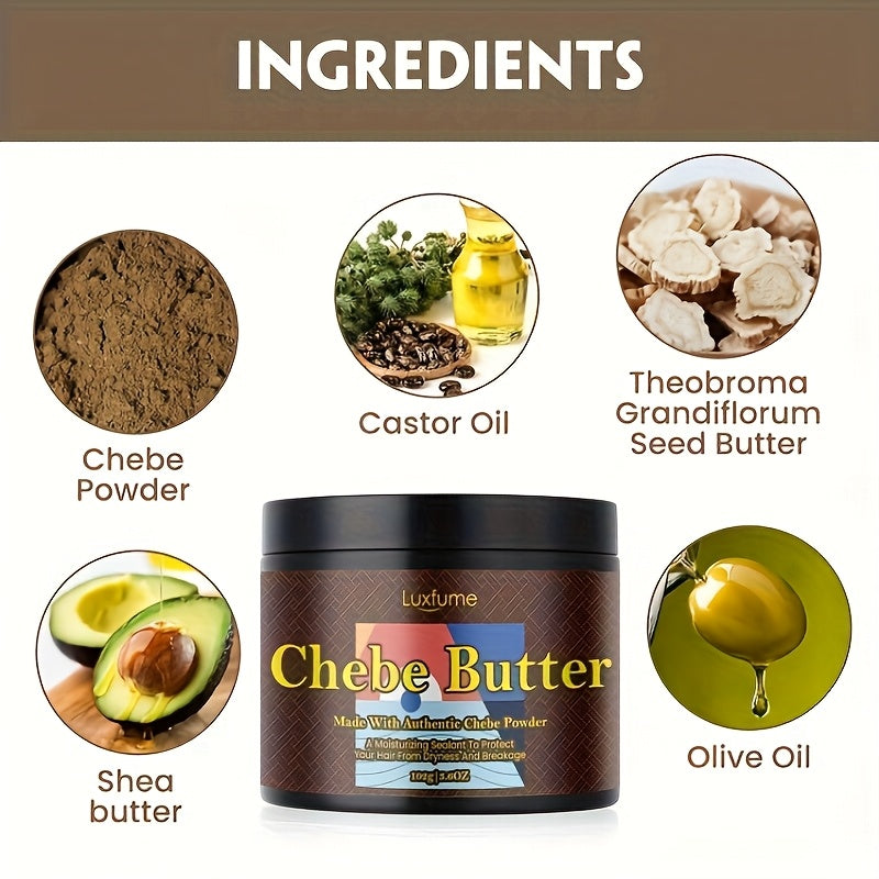 Pure Natural Chebe Butter - Infused With Chebe Powder For Hydrated Hair