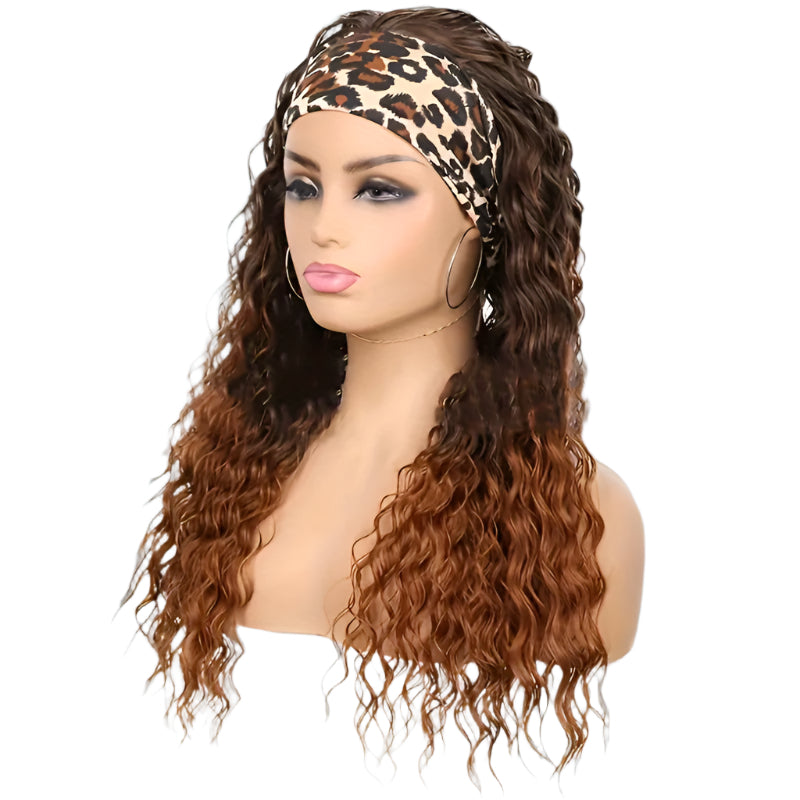 Headband Wig Long Curly Wave
