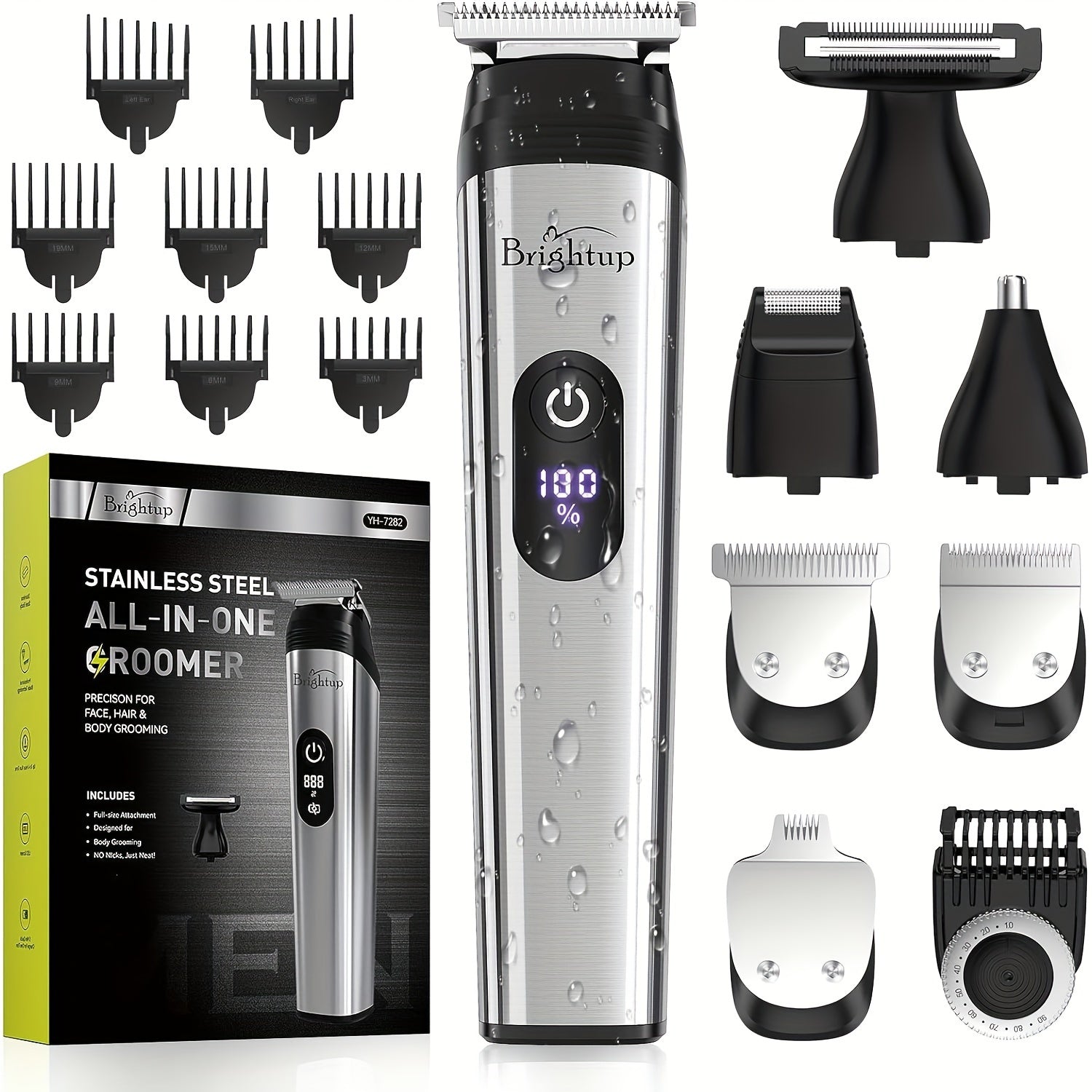 22pcs Beard Grooming Kit with Hair Clippers