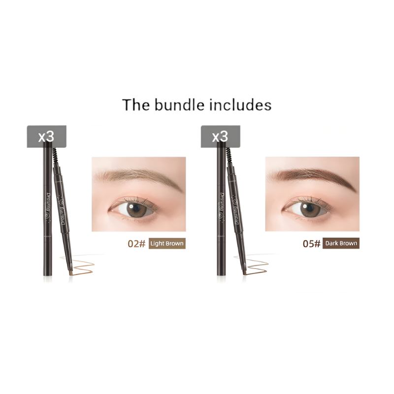 Double Heads Eyebrow Pencil