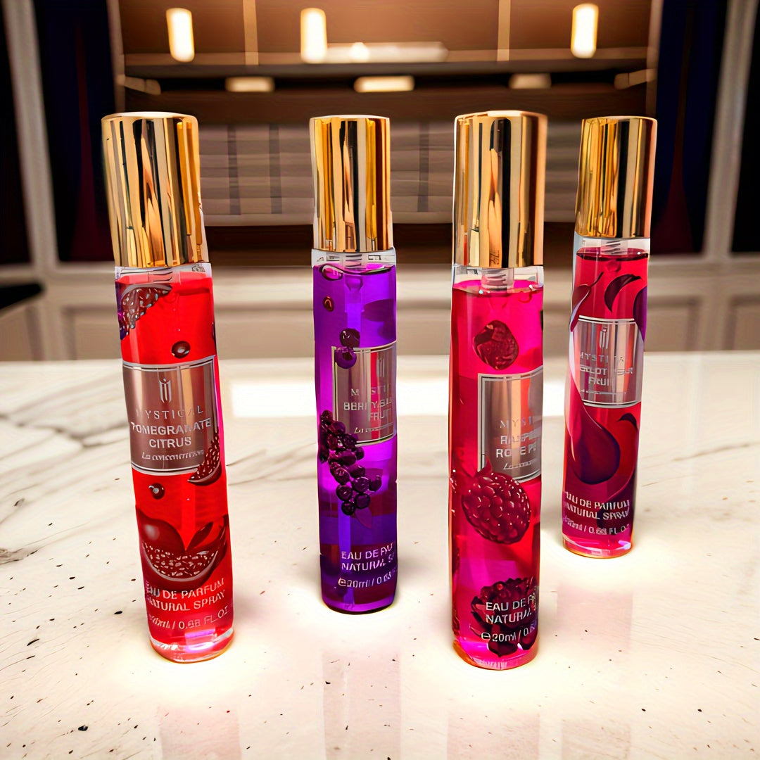 MYSTICAL Women'S Fragrance Gift Set, Mother'S Day, Holiday, Valentine'S Day Gift, Lasting Fresh Fruit Fragrance, Suitable For Daily Life, Dating And Gift Perfume, Let You Release The Unique Charm Of Women, Fragrance Does Not