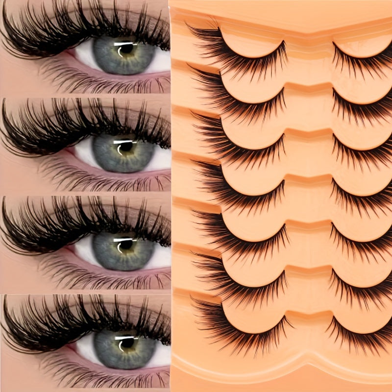 False Eyelashes Luxury 3D Plush Cat Eye Fox Eye False Eyelashes - Thick, Fluffy, Lightweight, Suitable for Beginners | Multiple Styles Reusable Eyelashes