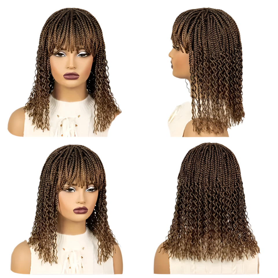 Elegant 14" Bob Braided Wig