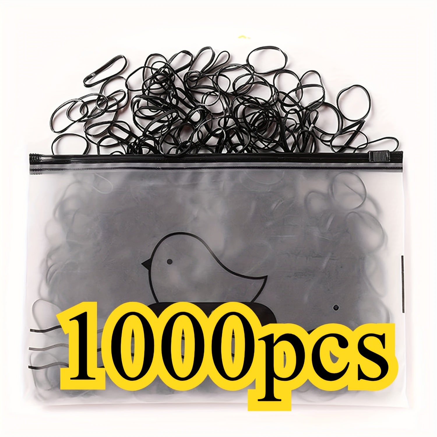 1000pcs Disposable Rubber Bands Women Hair Tie Small Size Hair Tie Cut Hair Accessory Braiding Hair