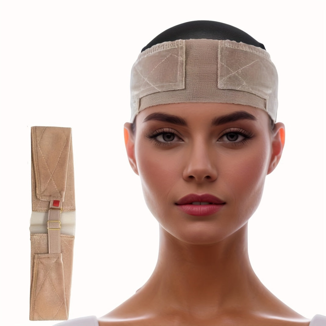 Adjustable Velvet Hairband with Invisible Wigs Strap
