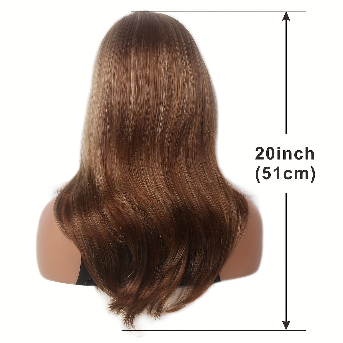 Elegant Blonde Ombre Lace Front Wig for Women - 26 inch Long Straight Synthetic Hair, T-Part Middle Part Wig, 180 Density, Versatile T-Part Lace Area, Suitable for All, Beginner Friendly