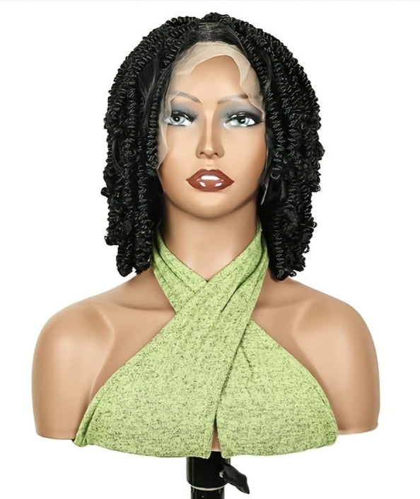 Short Bob Twist Braided Wigs 10 Inches