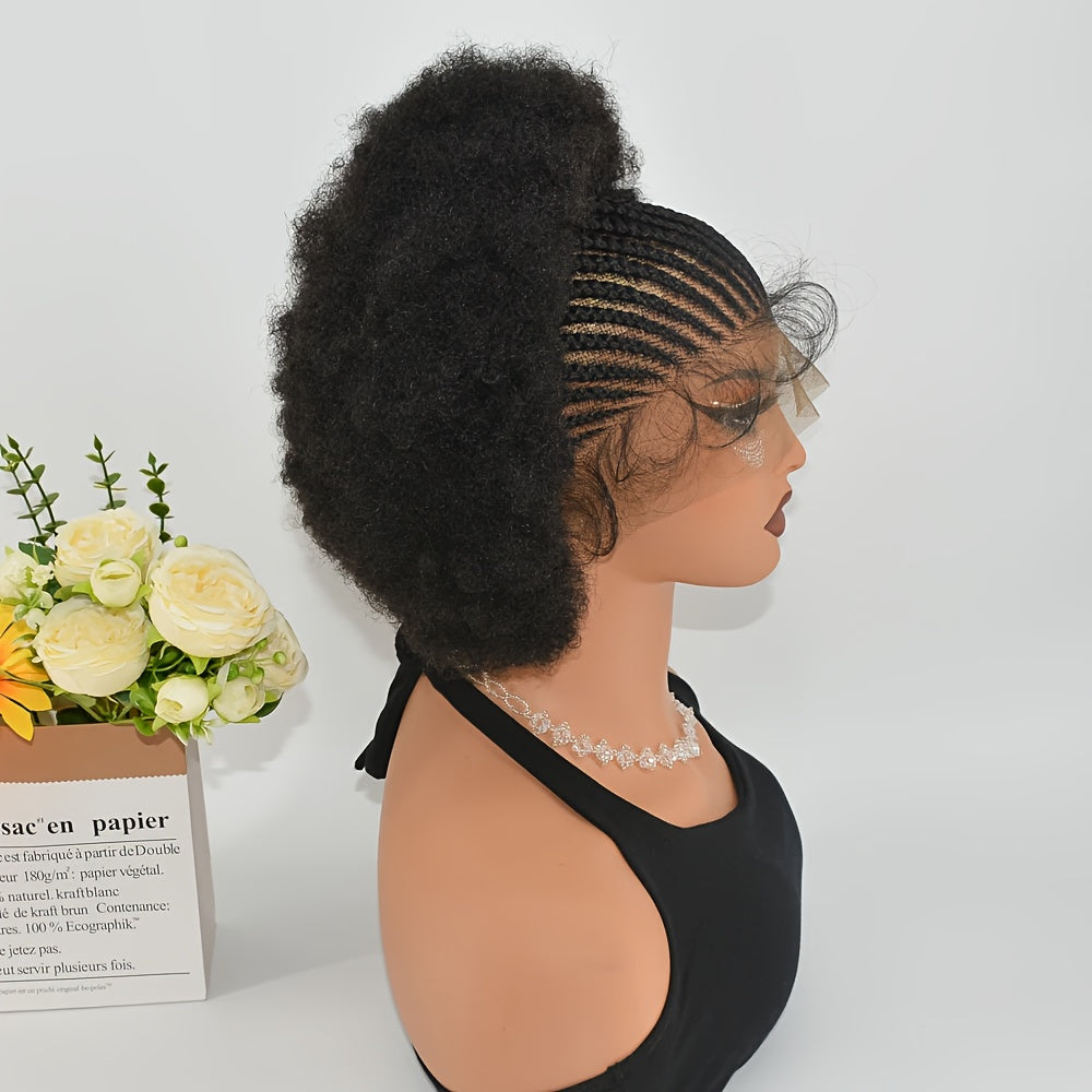 Afro Kinky Curly 13x6 Lace Front Wig for Women - 180% Density