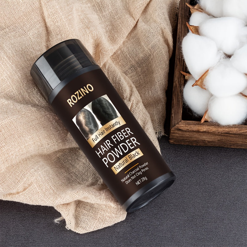 Rozino Hair Fiber Powder - Instantly Thicker Fuller Hair for Men & Women