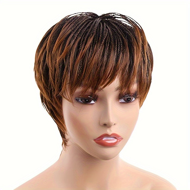 Elegant 10" Glueless Pixie Cut Wig