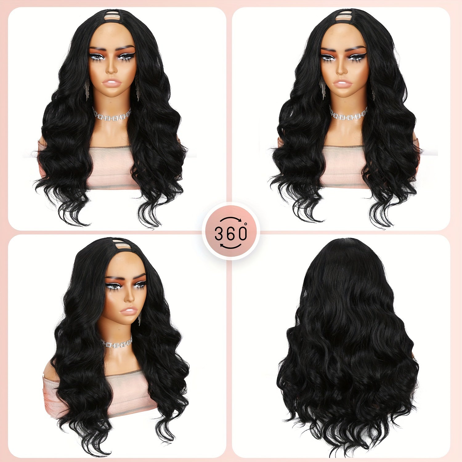 Body Wave Synthetic Hair Topper