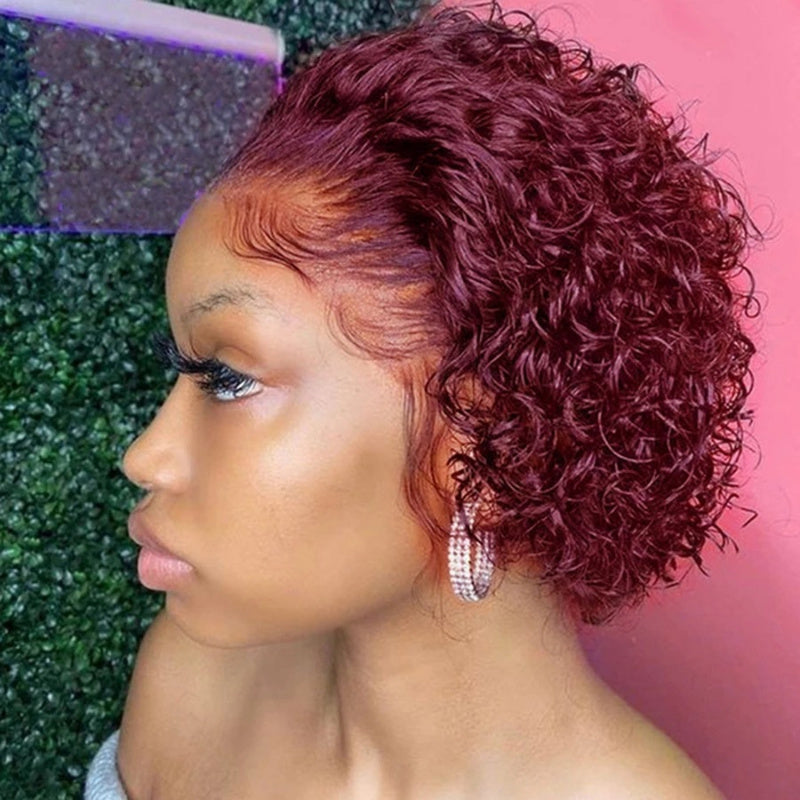 Chic Mixed Color Short Curly Wig for Women & Men - High-Temp Synthetic
