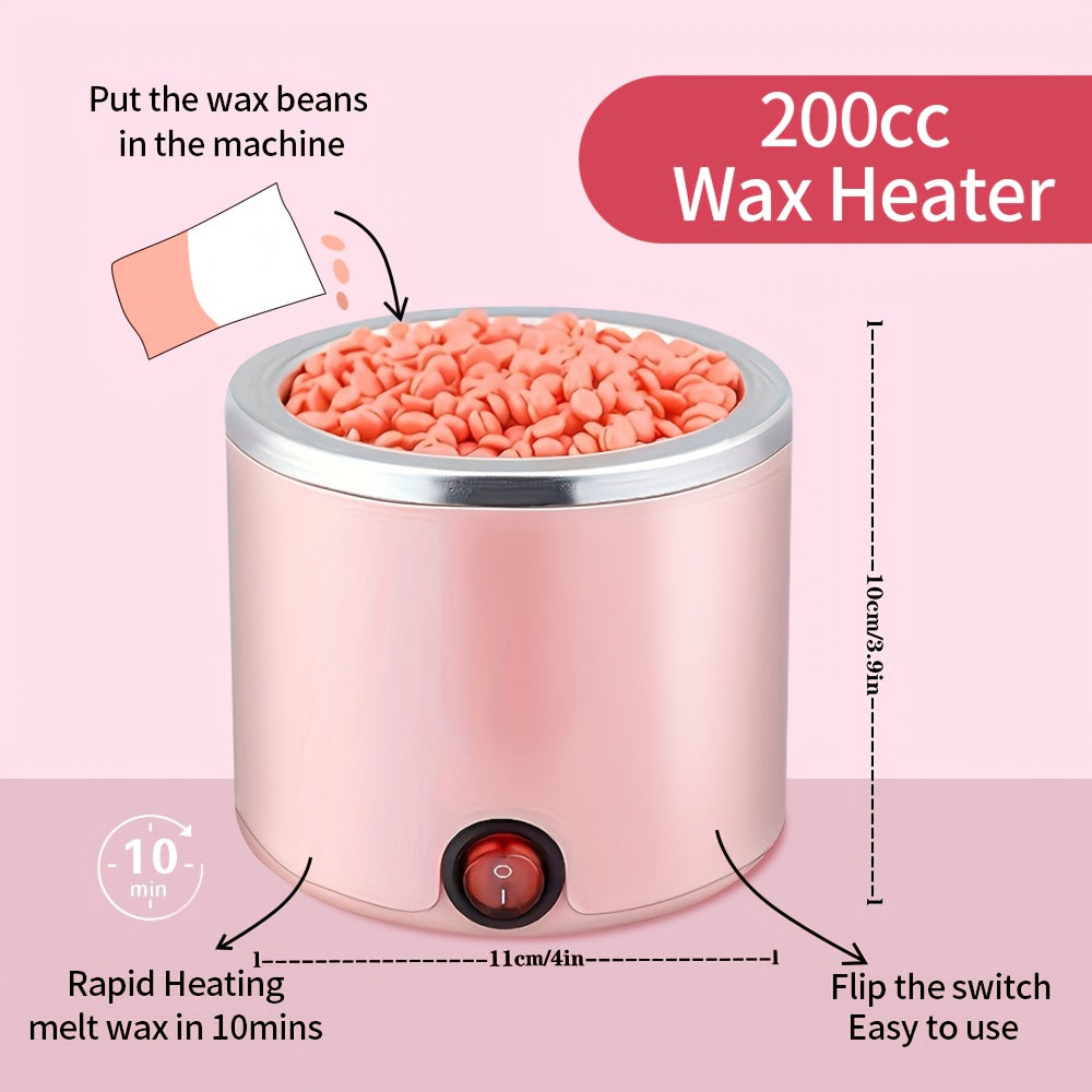 4 Packs Hair Removal Wax Beans