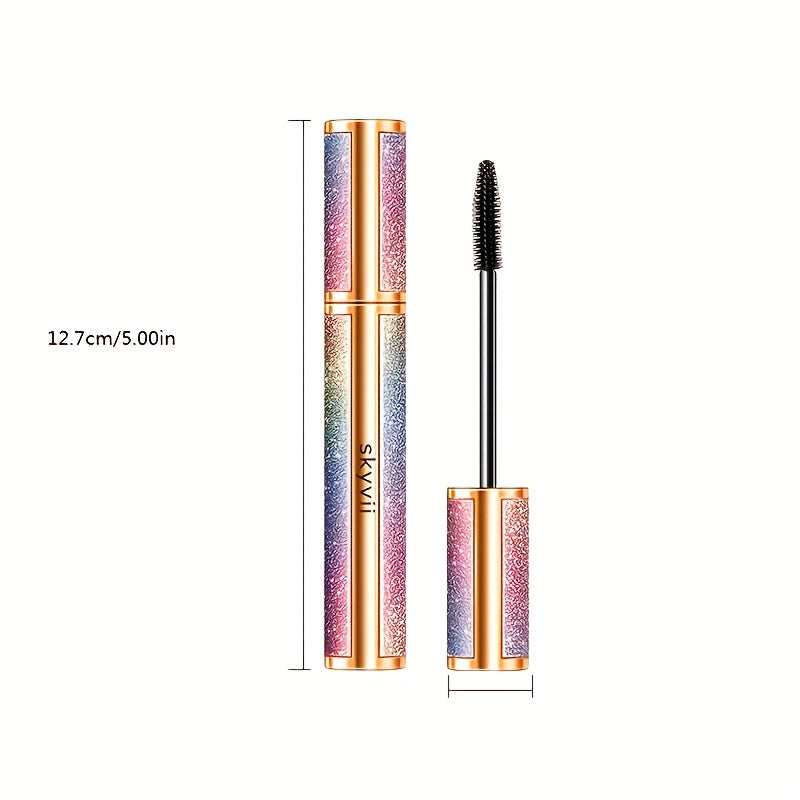 1pc-Skyvii Mascara Set - Waterproof, Volumizing & Long-Wearing, Black Tone for All Skin Types, Sweatproof, Easy to Remove - valentines day gifts for women