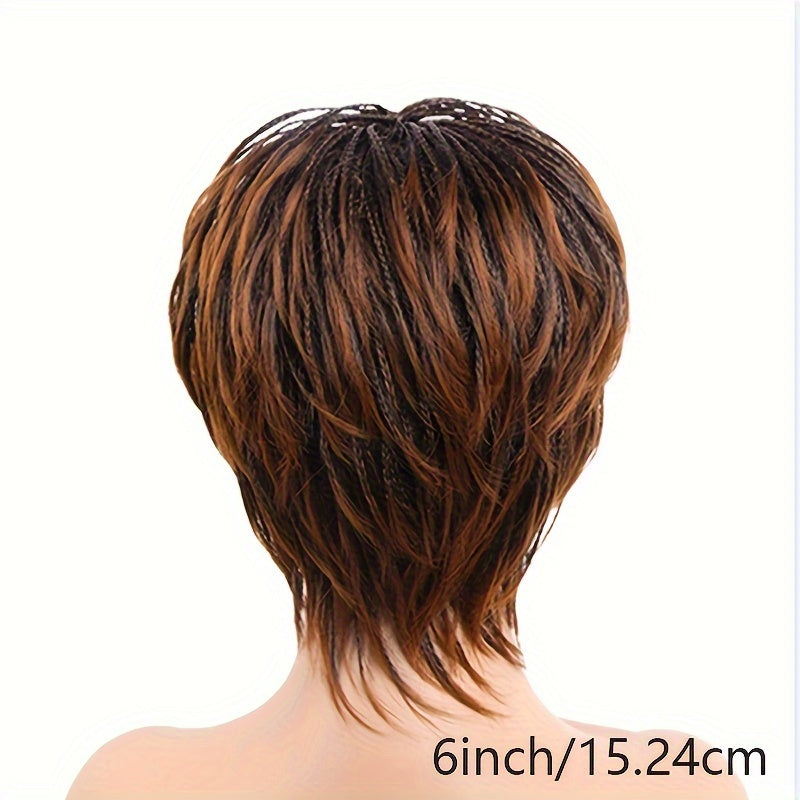 Elegant 10" Glueless Pixie Cut Wig