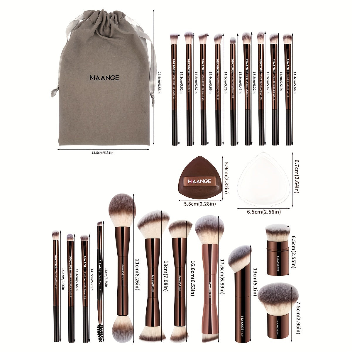 23pcs Professional Makeup Kit